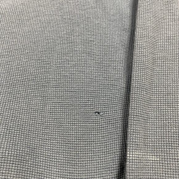 Carhartt Sweater Mens Large Blue Quarter Zip Waffle Knit Pullover Work Pocket - Picture 10 of 11